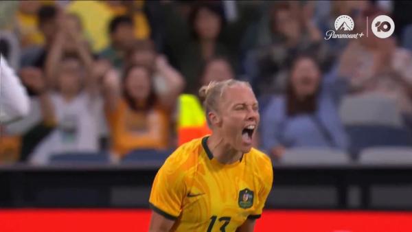 GOAL: Tameka Yallop makes it two for the Matildas | Australia v Chinese Taipei Game 2 | International Friendly