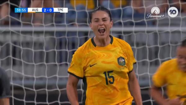 GOAL: Emily Gielnik back to her scoring ways | Australia v Chinese Taipei Game 2 | International Friendly