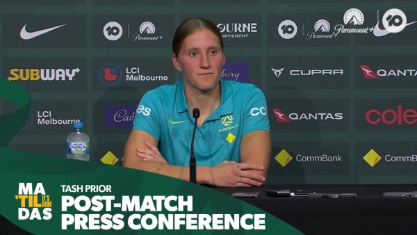Tash Prior | Press Conference | Australia v Chinese Taipei