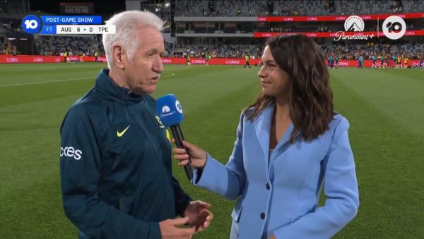 Tom Sermanni: There's a good chance I'll be around for the next tournament | Interview | Australia v Chinese Taipei Game 2