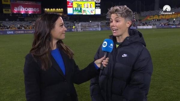 Michelle Heyman: It was amazing to score in my home town | Interview | Australia v Argentina Game 2