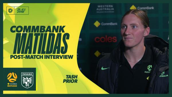 Tash Prior | Interview | CommBank Matildas v Panama