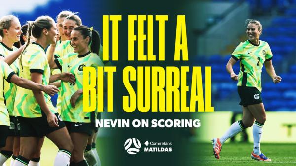 💬 Courtney Nevin: It was "surreal" to score first international goal | Post-Match Interview