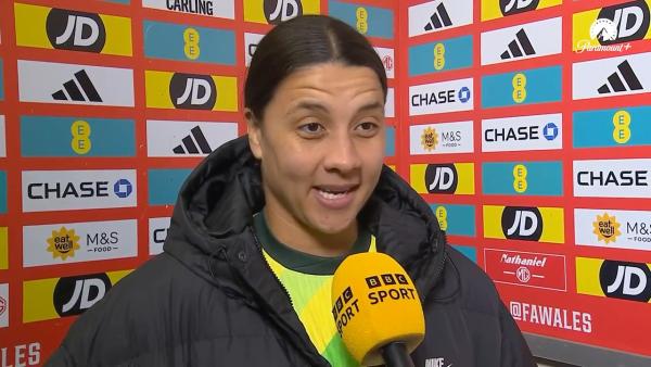 Sam Kerr: We can't wait for the Asian Cup | Interview | Wales v Australia