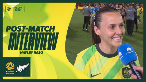 Hayley Raso: Playing for Australia is 'my happy place' | Interview | Australia v New Zealand Game 2