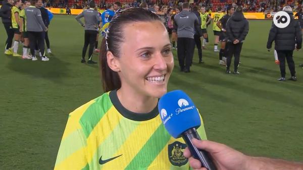 Hayley Raso: Playing for Australia is 'my happy place' | Interview | Australia v New Zealand