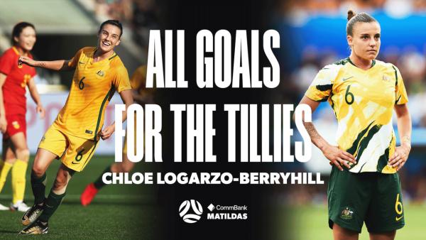 All goals in green & gold: Chloe Logarzo-Berryhill ⚽️💚💛