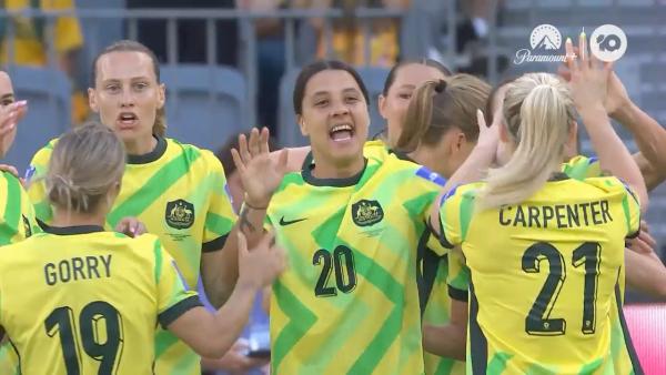 KERR GOAL: CommBank Matildas open scoring at the 2026 Women's Asian Cup