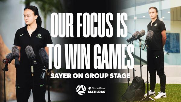 Amy Sayer: It was really exciting to get on the field 🎤