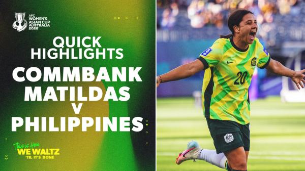 Australia v Philippines | Quick Highlights | 2026 AFC Asian Cup