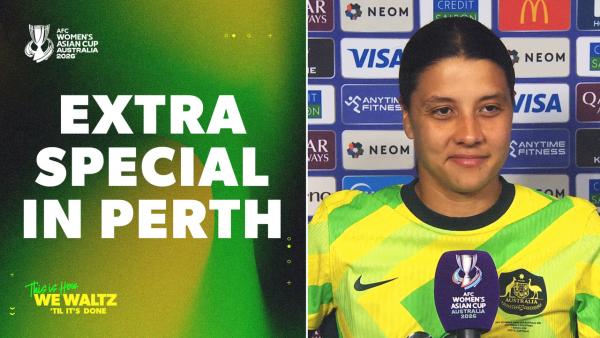 Sam Kerr on Matildas 1-0 Philippines win | Post Match Interview | AFC Women's Asian Cup 2026