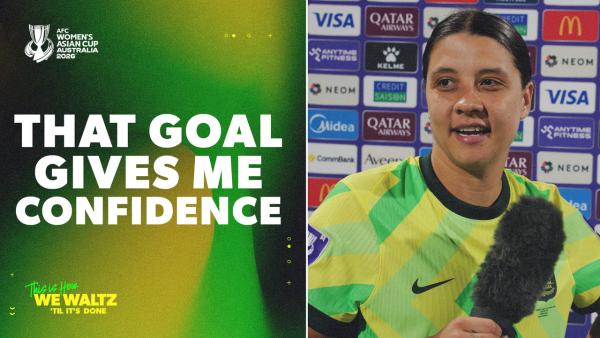 Inside Sam Kerr’s Goal vs Korea DPR | Matildas Asian Cup Quarter-Final