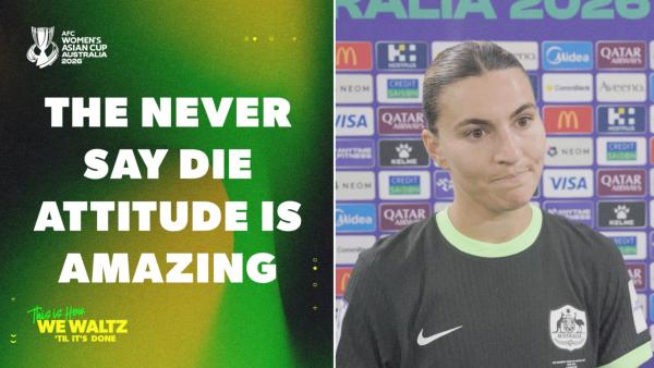 Catley: You can see the fight in everyone's eyes | Post-Match Interview