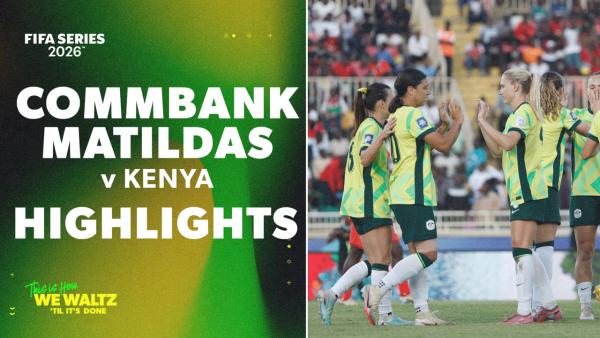 CommBank Matildas finish the job in Nairobi 💥 | Australia 2-0 Kenya | Highlights