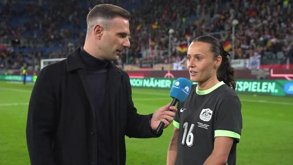 💬 Raso: Really tough game | Post-Match Interview | CommBank Matildas v Germany