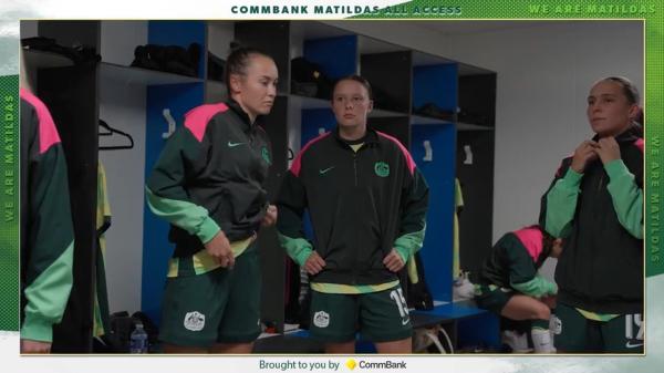 Go behind the scenes for our #HAIvAUS in Chambly, brought to you by CommBank! 🕵️‍♂️🎥