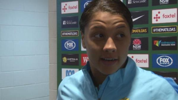 Kerr loving Westfield Matildas support