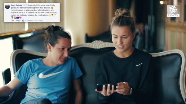 Westfield Matildas stars read 'Un-mean Tweets'