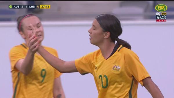Sam Kerr breaks Matildas scoring record