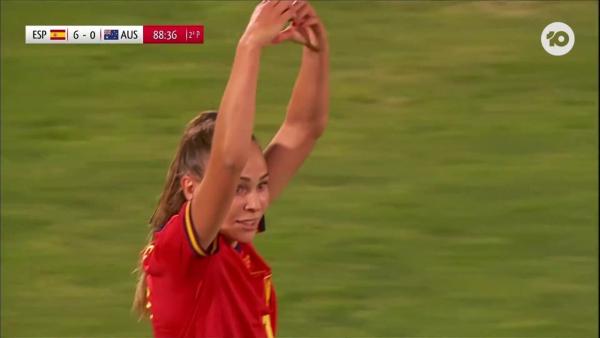 GOAL: Guerrero nods home Spain's sixth