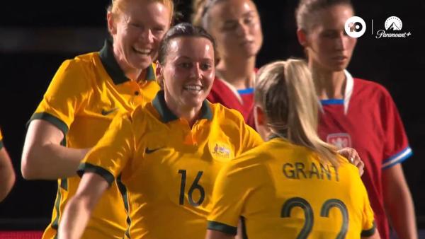 GOAL: Raso gets her brace