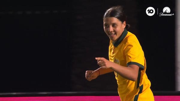 GOAL: Sam Kerr makes it three