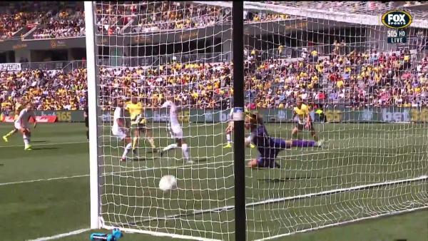 GOAL: Kerr - Matildas waste no time in scoring