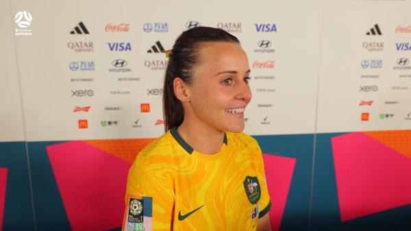 Hayley Raso: Ecstatic, excited, amazing! | Australia v Republic of Ireland | FIFA Women's World Cup 2023™ Post Match Interview