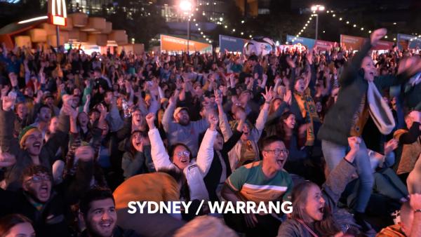 Fans react around Australia to our win over Canada ???