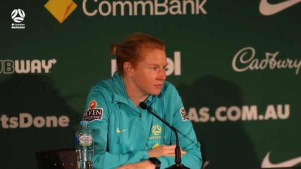 Clare Polkinghorne |  FIFA Women's World Cup 2023™ Press Conference | CommBank Matildas