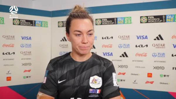 Mackenzie Arnold: special to this share with Australia | FIFA Women's World Cup Post Match Interview