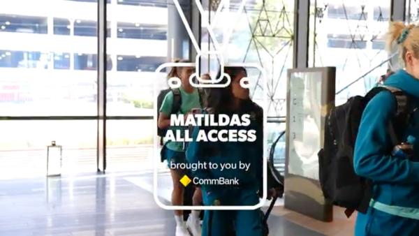 CommBank All Access from our travel day back to Brisbane & Mini's 100th cap presentation