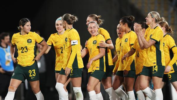 GOAL: Clare Wheeler rises highest to score