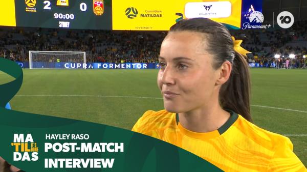 Hayley Raso: We had to turn up before Paris | Interview | International Friendly | Sydney