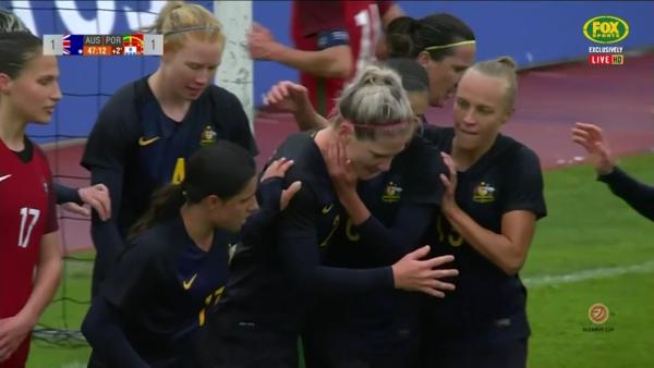 Caitlin Cooper equalises for Australia
