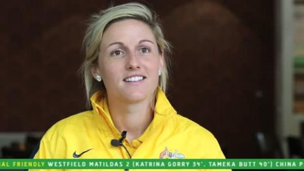 Matildas chat with Amy Chapman, Hayley Raso and Emma Checker