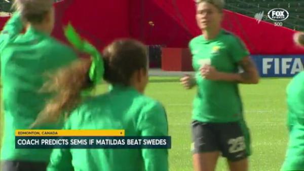Staj predicts semis if Matildas beat Swedes