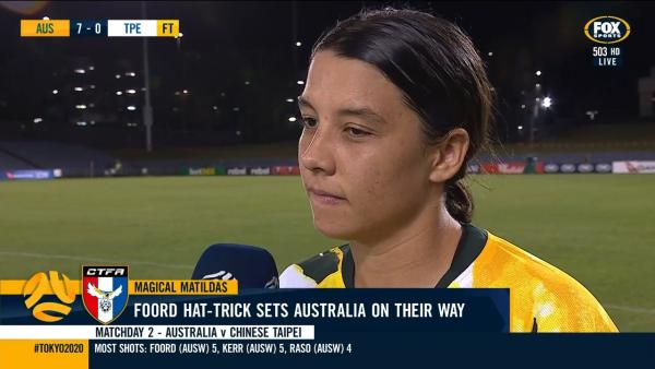 Post Match Interview - Sam Kerr