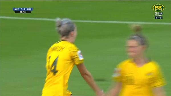 Aussies equalize