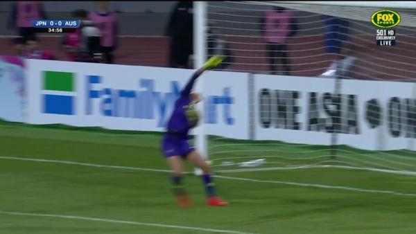 Williams' stunning save