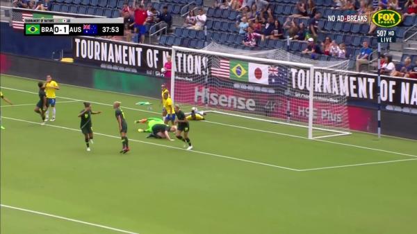 Butt's header doubles Australia's lead