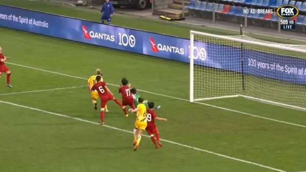 OWN GOAL: Tran - Australia running away with it