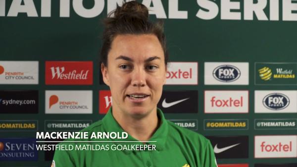Mackenzie Arnold excited by strong Westfield Matildas squad