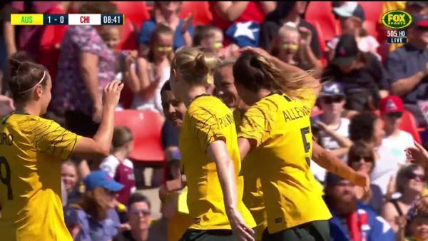 Westfield Matildas take the lead early through van Egmond