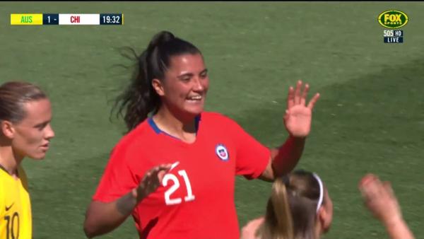 Chile equalise through Francisca Lara