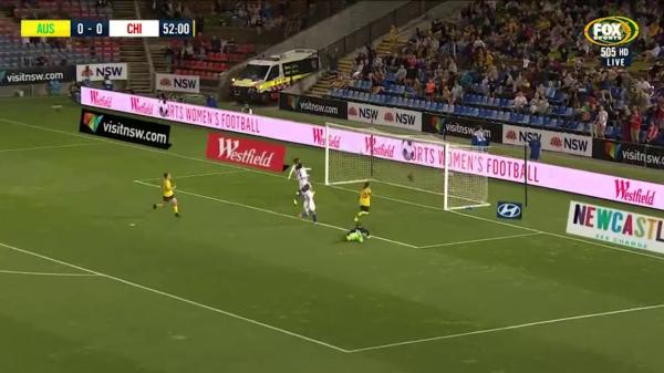 Kerr scores the opener for Matildas