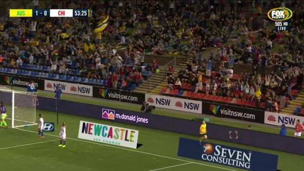 Foord extends the Matildas' lead