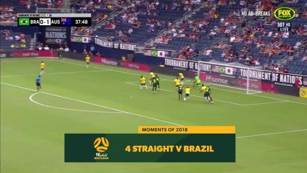 Moments of 2018: 4 straight v Brazil