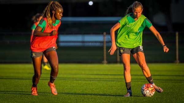 18 Australian based Westfield Matildas are at a training camp ahead of the 2017 Tournament of Nations.