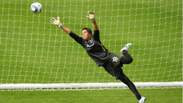 Westfield Matildas goalkeeper Lydia Williams.